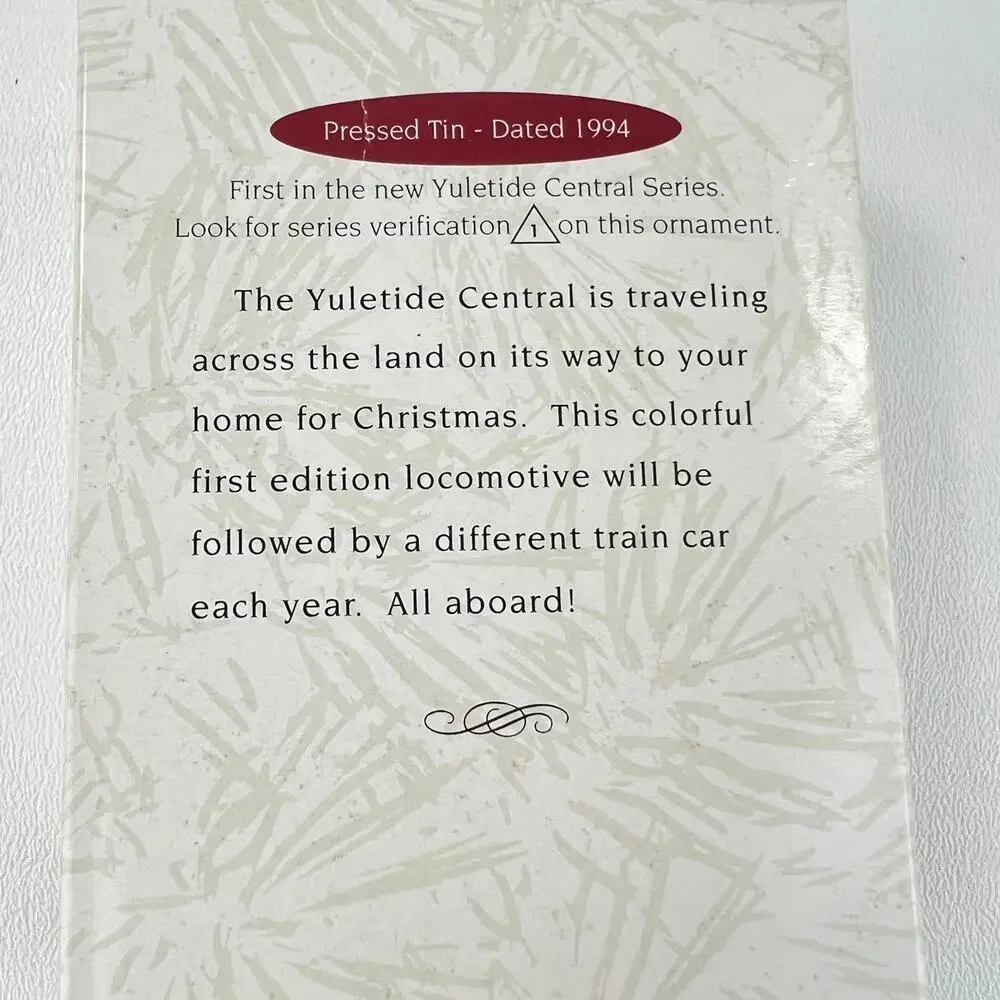 Hallmark Keepsake Ornaments Yuletide Central Collectors Series 1,2,3